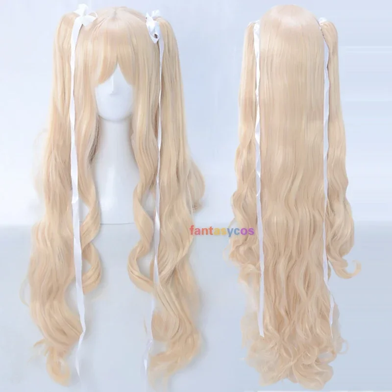 Kirakishou Cosplay Wig Roses Maiden Blonde Long Wavy Lolita 120cm Synthetic Heat Resistant Wigs for Halloween Costume Role Play