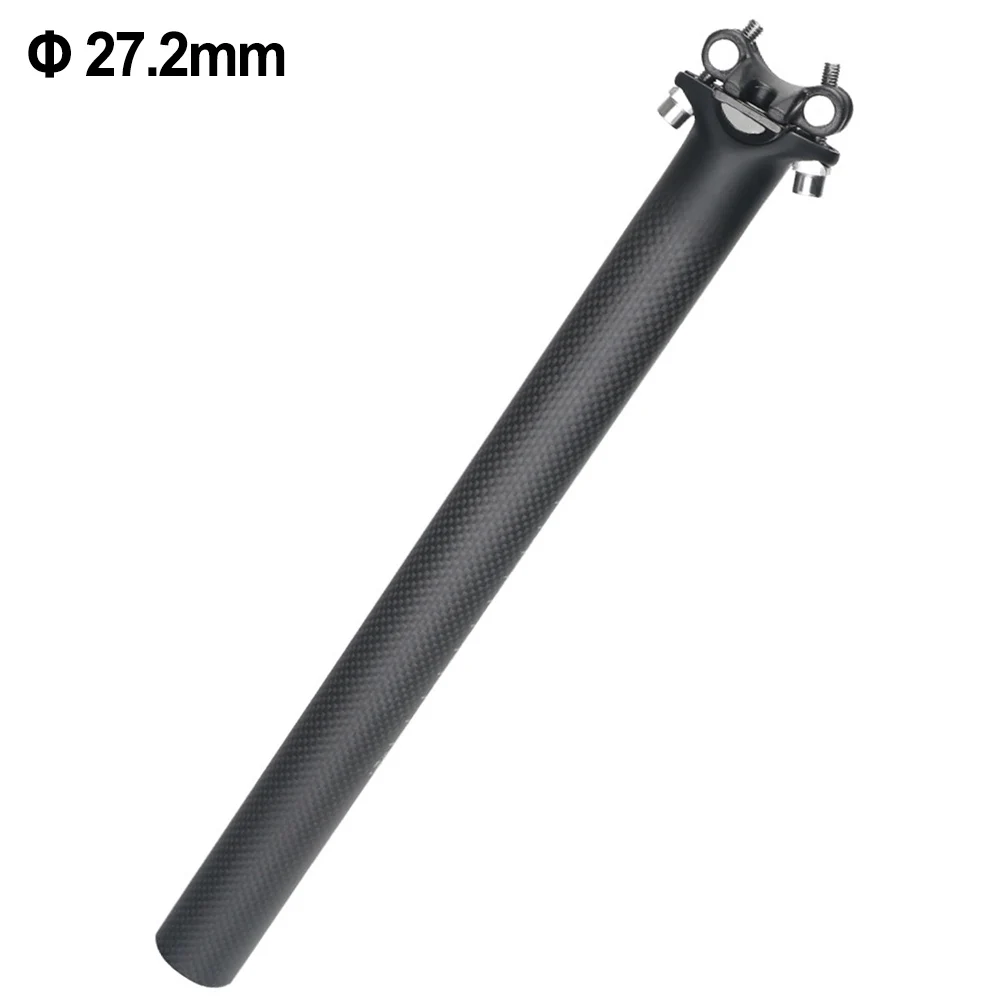

Carbon Fiber SeatPost for Mountain and Road Bikes with Aluminum Chuck 27 2/30 8/31 6mm 350mm 400mm Length Lightweight and Strong