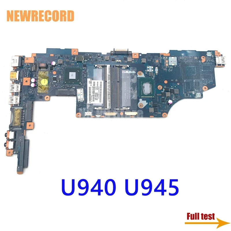 

For Toshiba Satellite U940 U945 VCUAA LA-9161P K000136080 K000141020 laptop Motherboard I3 CPU HM77 DDR3 main board