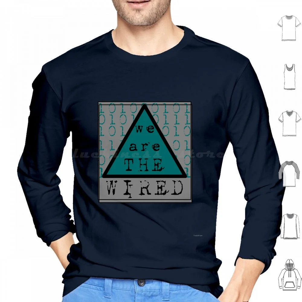 Lain : The Wired Hoodie cotton Long Sleeve Serial Experiments Lain The Wired Wired Lain Serial Experiments Serial Experiments