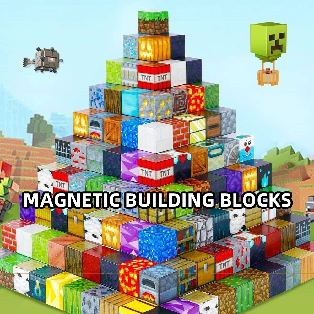 

Магнитный мир, строительные куклы, магнитные строительные блоки, детские развивающие магнитные игрушки различной формы, строительная сборная игрушка