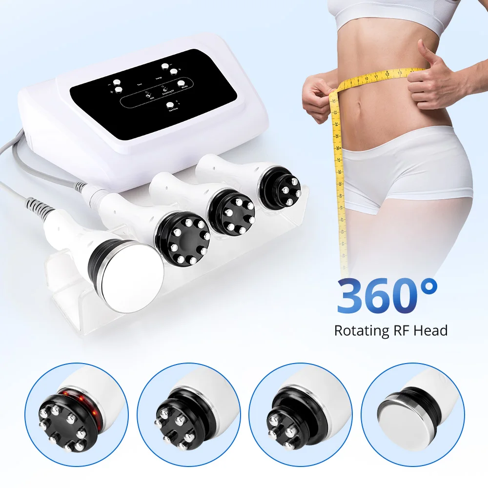 mychway 4 In 1 360° Rotating RF Ultrasonic Cavitation 2.5 Body Slimming Lifting Machine