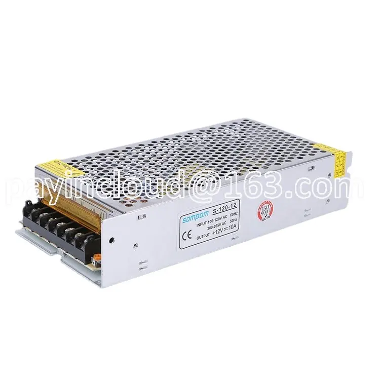 

High Voltage 110V - 220V Switching Power Supply 120W 12V 10A SMPS LED Lighting Transformer