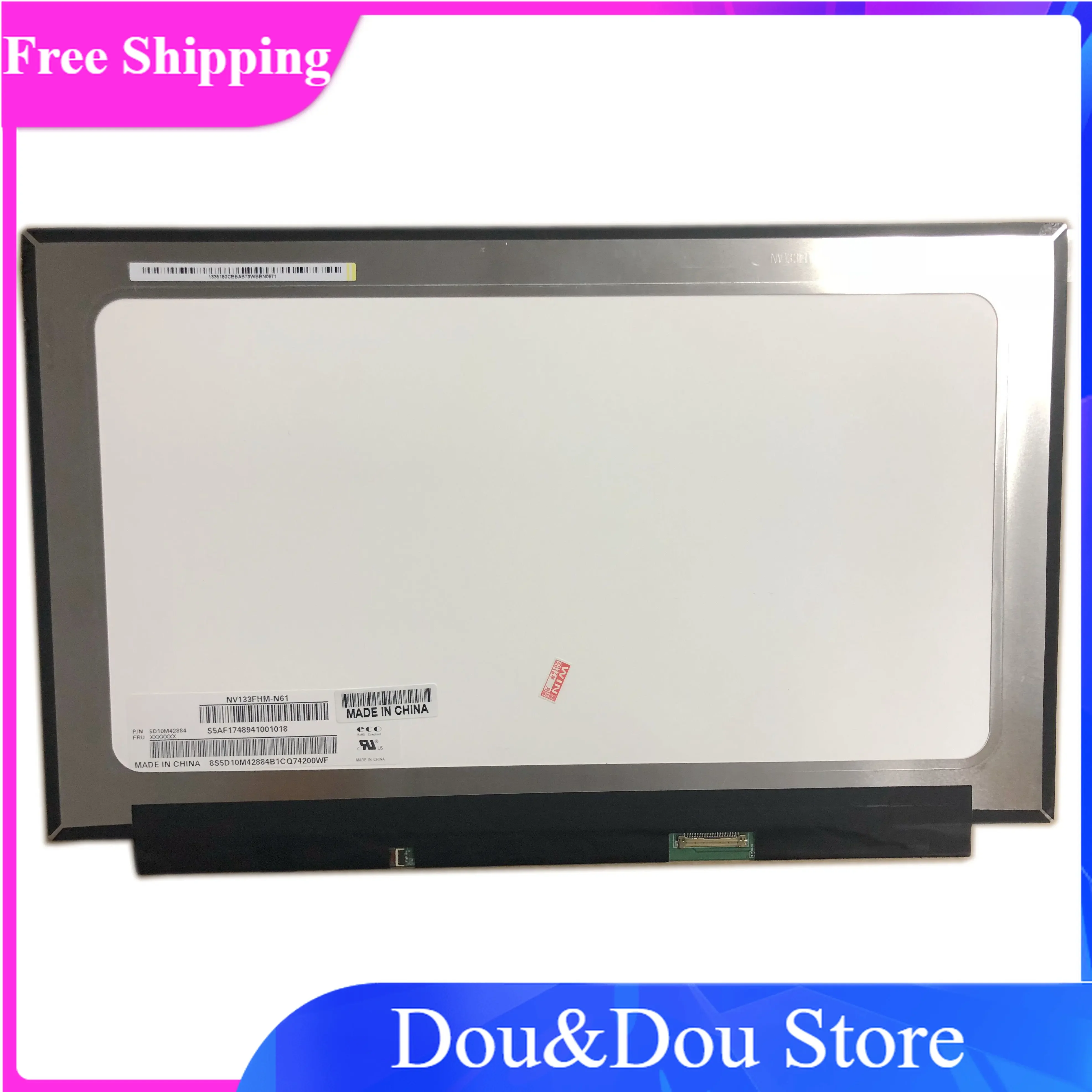 

NV133FHM-N61 fit M133NWF4 R0 LP133WF4 SPB1 SPA1 LQ133M1JX15 E NV133FHM-N54 IPS eDP 30 pin 1920X1080 Laptop LED SCREEN Panel