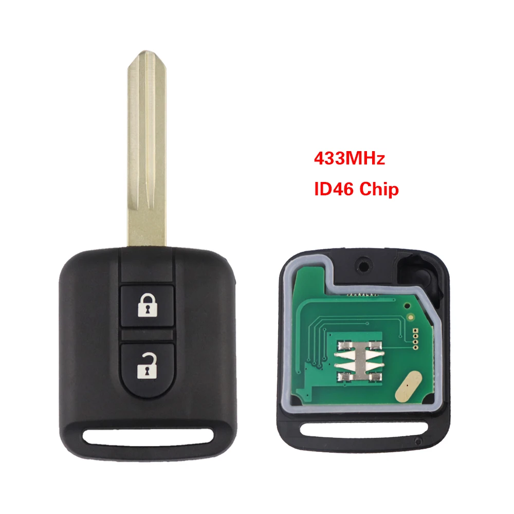 YIQIXIN Remote Car Key Fob 5WK4 876 / 818 433Mhz ID46 For Nissan Qashqai Elgrand X-TRAIL Navara Micra Note NV200 Renault Maxity