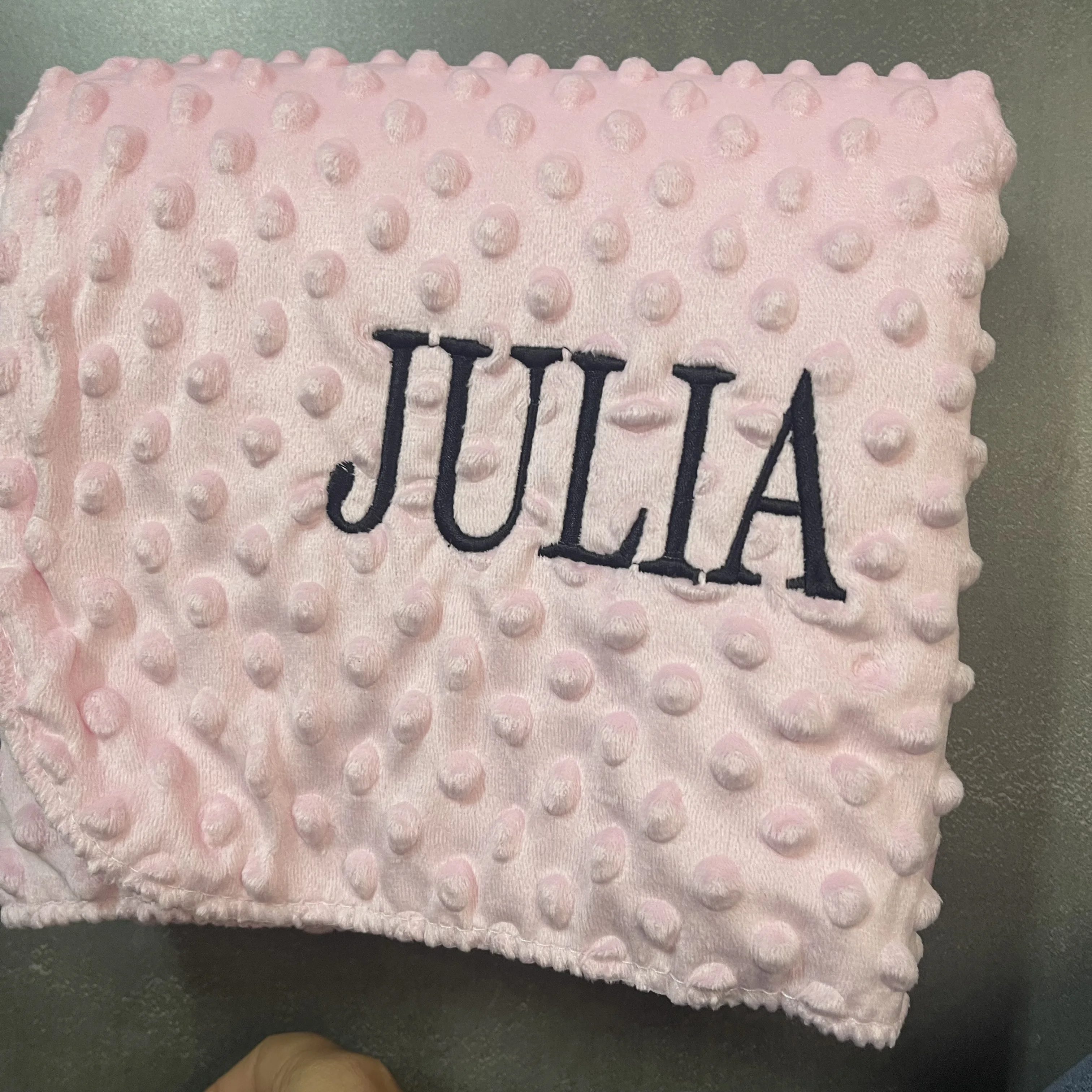 Personalized Pet Sleeping Blanket Embroidered Name Pet Accessories Coral Flannel Baby Dog Supply Fur Baby New Dog Gifts