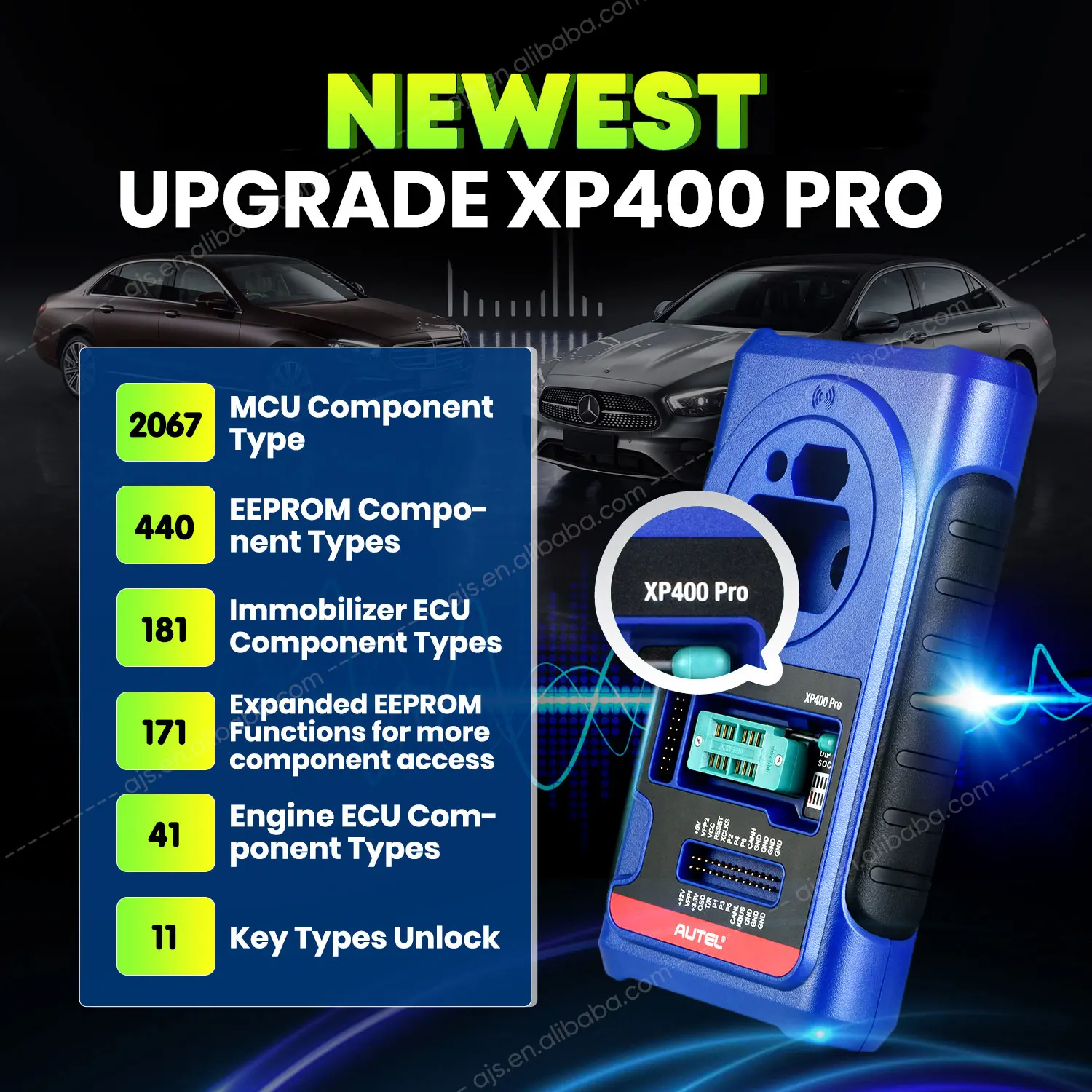 MaxiIM IM608S II Считыватель кодов программирования автомобильных ключей IM608 PRO II Программатор OBD2 Сканер Алтарь Инструменты для диагностики транспортных средств