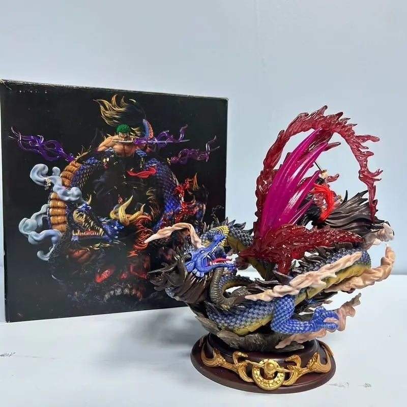 20 سنتيمتر قطعة واحدة جزيرة الأشباح Qinglong Gk Solon مقابل أربعة الأباطرة كاي اليدوية تمثال البلد معركة نموذج حلية هدية عيد