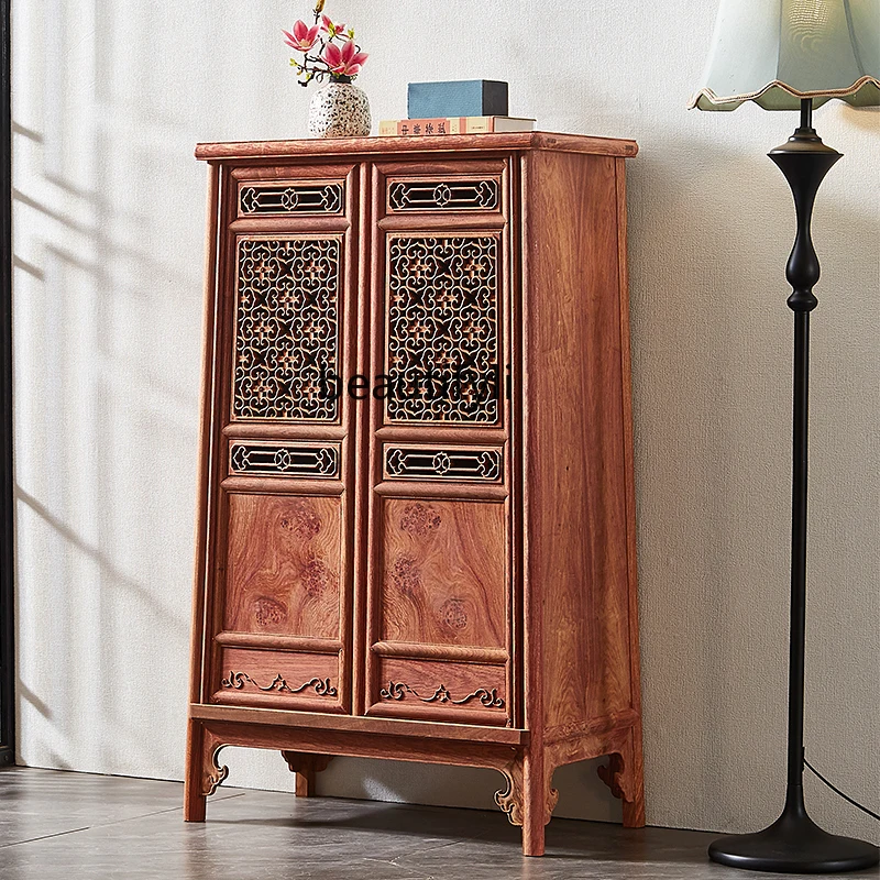 

round Corner Cabinet Ming-Style Classic Rosewood Noodle Cabinet Rosewood Multi-Functional Storage Cabinet Locker