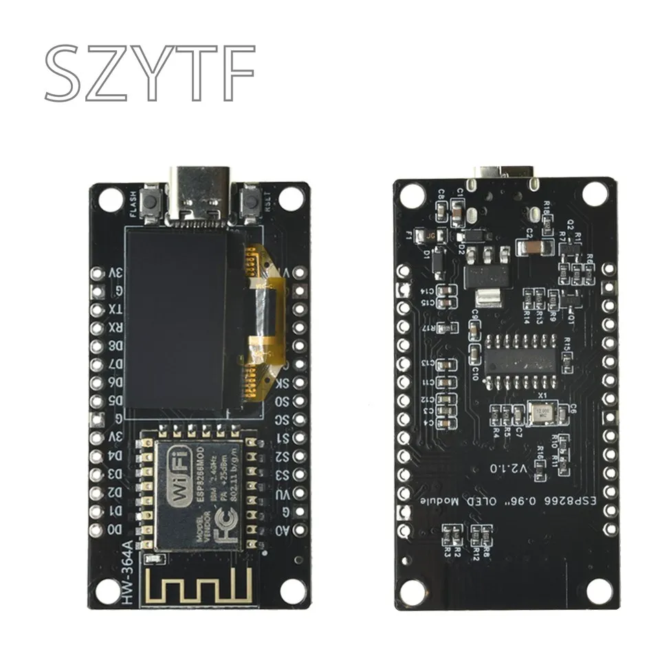 Nocdemu-wifi開発ボード、0.96インチoledマイクロタイプ-c for aruino