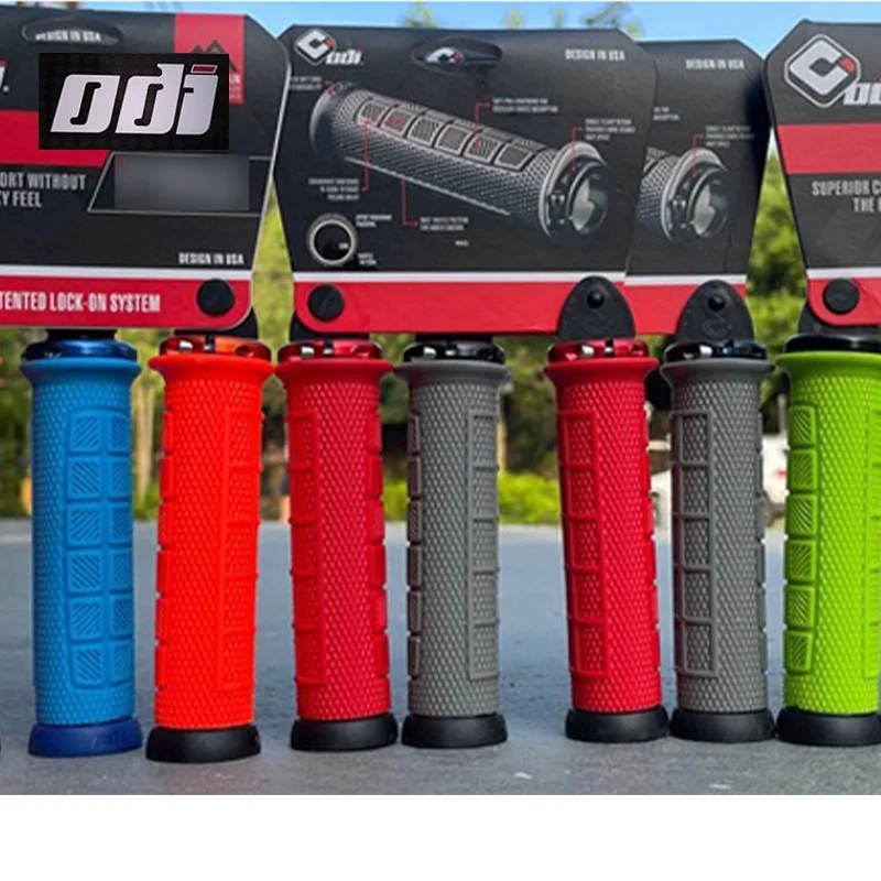 ODI Bicycle Grip 22.2mm Soft Silicone Bike Handlebar Grips Durable Shock-absorbing AM DH Race Bike Bar Mtb Accessories