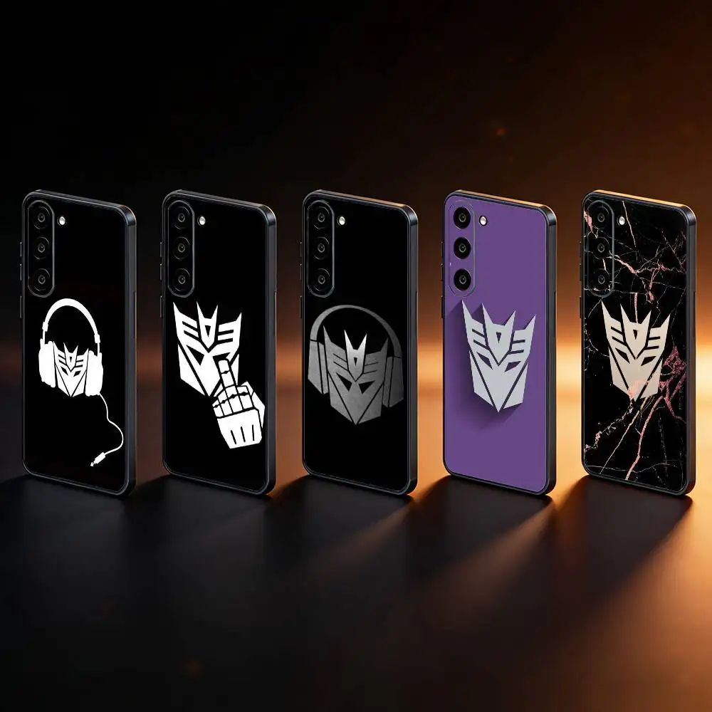 

Funny LOGO T-Transformers-S Phone Case For Samsung Galaxy A73,A72,A71,A70,A53,A52,A51,Others Soft Black Cover