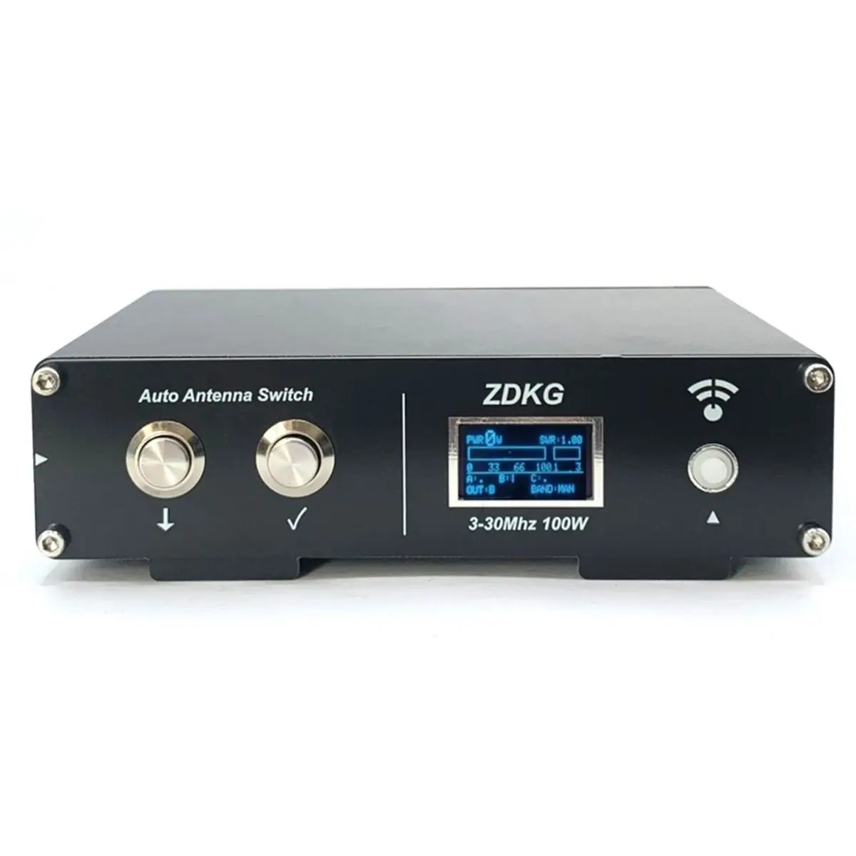 ZDKG Automatic Switcher 3-30MHz for M Type Connector 100W VSWR Protection Communication Analyzer Tool