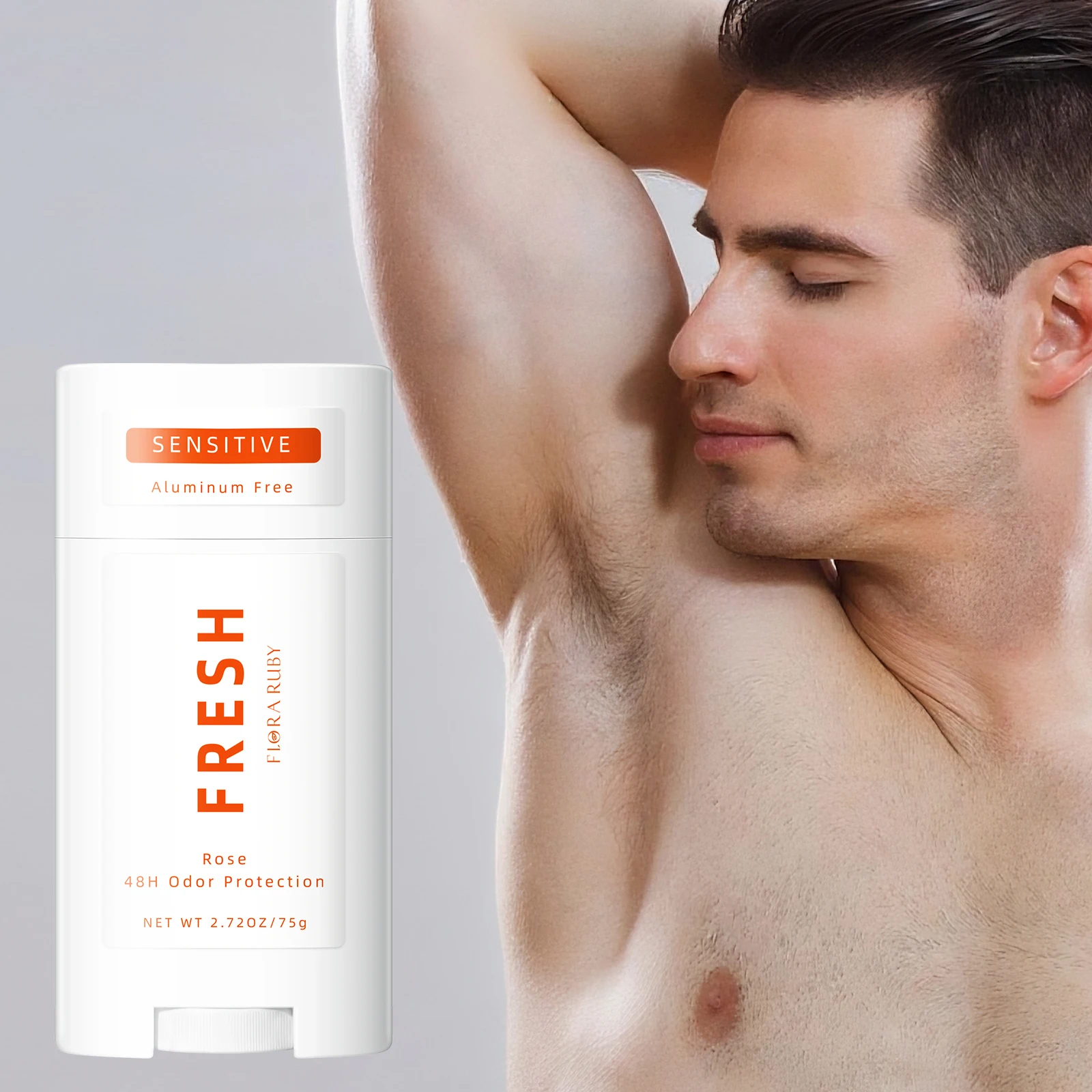 

Rose Body Fragrance Stick -Unisex Adult Deodorant Stick,48 Hours Long-Lasting Freshness for Armpits,Body, Skin Care 75g/2.72Oz