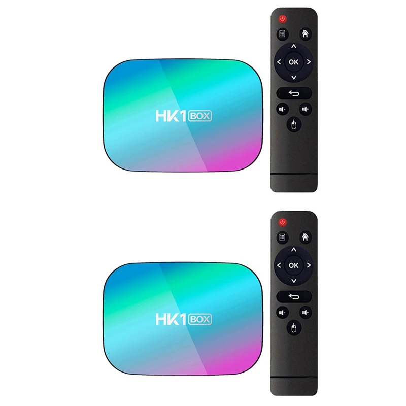 

HK1 Box Amlogic S905X3 4GB RAM 64GB ROM 5G WIFI Bluetooth 4.0 1000M LAN Android 9.0 4K 8K H.265 TV Box