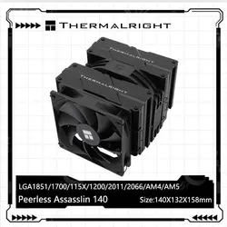 Thermalright Peerless Assassin 140 Computer case radiator，6 Heat pipe twin towers, s-fdb bearing，Support LGA1700/AM4/AM5