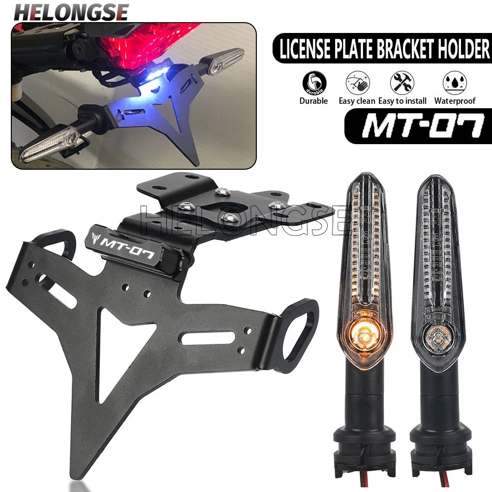 

For YAMAHA MT 07 FZ-07 2013-2023 MT07 Rear Tail Tidy Fender Eliminator Kit Bracket MT-07 2024 Motorcycle License Plate Holder