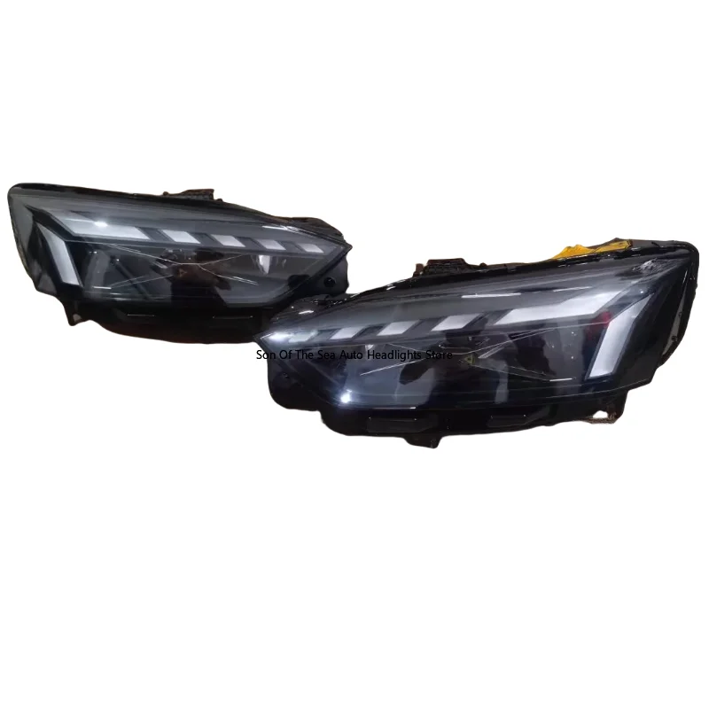 Automotive Lighting System for Audi A5 2017-2024 year Matrix Blackened LED Headlights  Temperature OEM 8W6941085D/8W6941086D