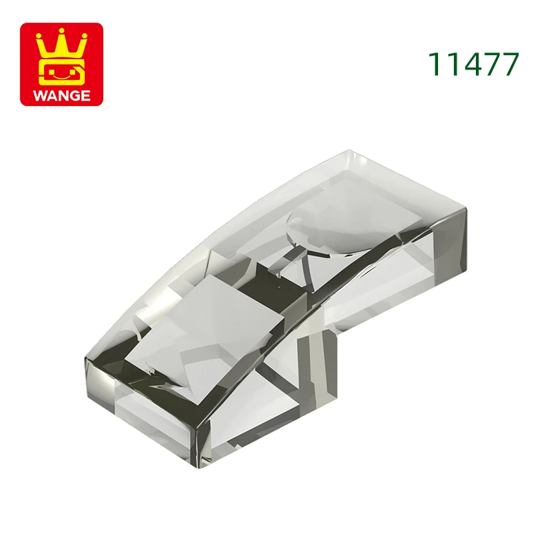 Wange 310 stks/partij 11477 Helling Gebogen 2x1x2/3 Blok Moc Kleur Accessoires Compatibel met Baksteen DIY kinderen Speelgoed Montage Onderdelen