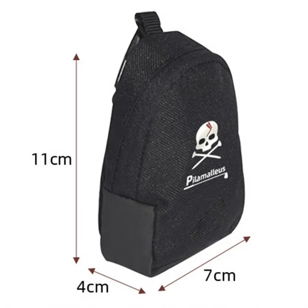 Golf Ball Carry Bag with Hook Waist Pouch Golf Tee Holder Pouch Golf Ball Storage Bag for Holding 2 Golf Balls Golf Accessories