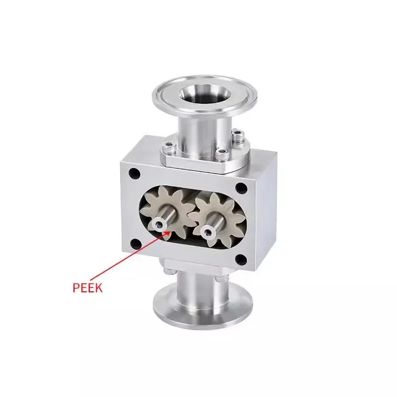 Stainless Steel Gear Metering Pump Compact Corrosion Resistant Magnetic Drive for Oil Filling Industrial Chemical Transfer