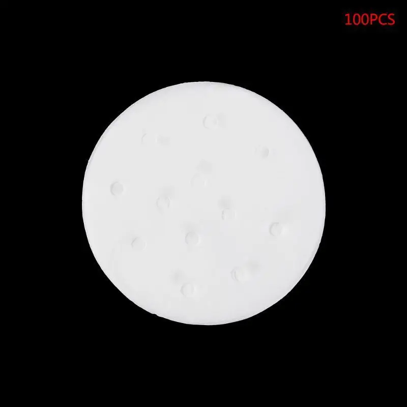 

100 шт./компл., бумажные кастрюли круглой формы для пароварки, антипригарный пергаментный лист для фритюрницы, бумажный лист для булочек, посуда и детали