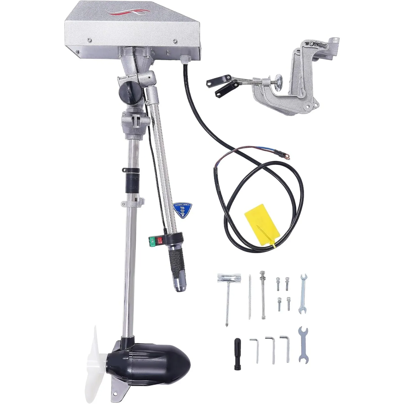 

Электрический подвесной лодочный мотор 1500 Вт, 12-24 В, 4200 об/мин, для троллинга, крепление на транец, нагрузка 1653,5 фунтов, для пресной воды