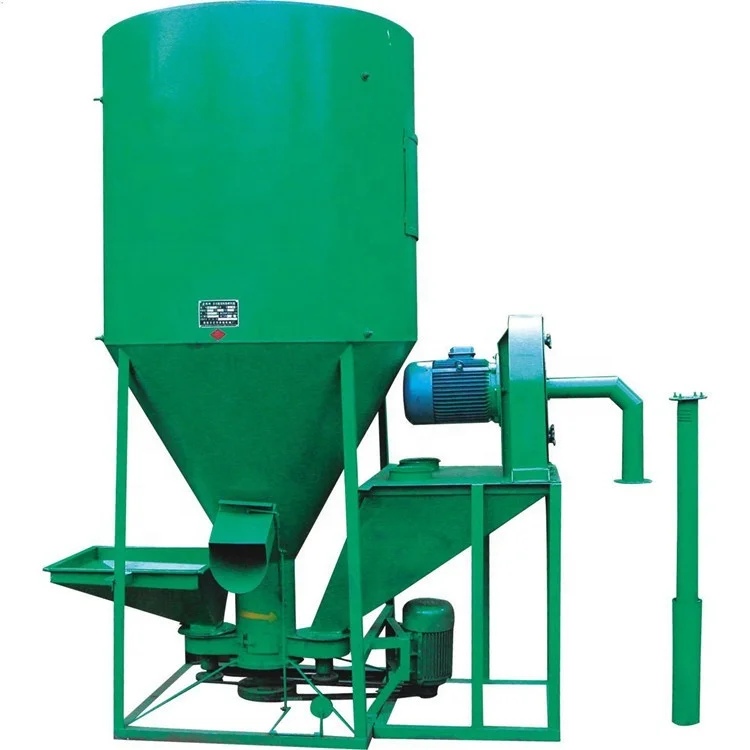 Feed mixing machine grinder mixer poultry feed grinder and mixer for animal feed