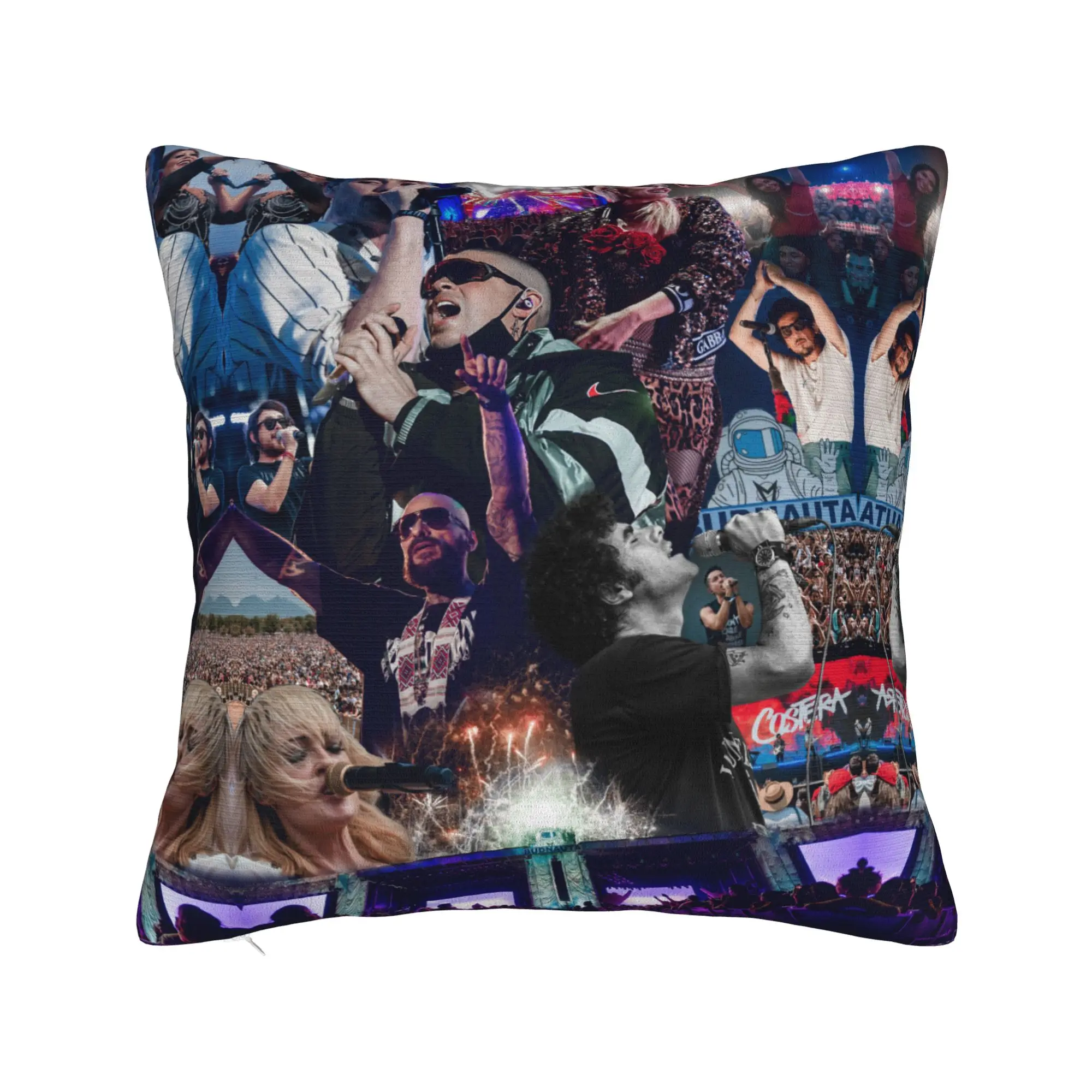 Bad Square Pillow Case Bunny Cushion Covers Awesome Zipper Decor Pillowcover for Living Room 40x40cm