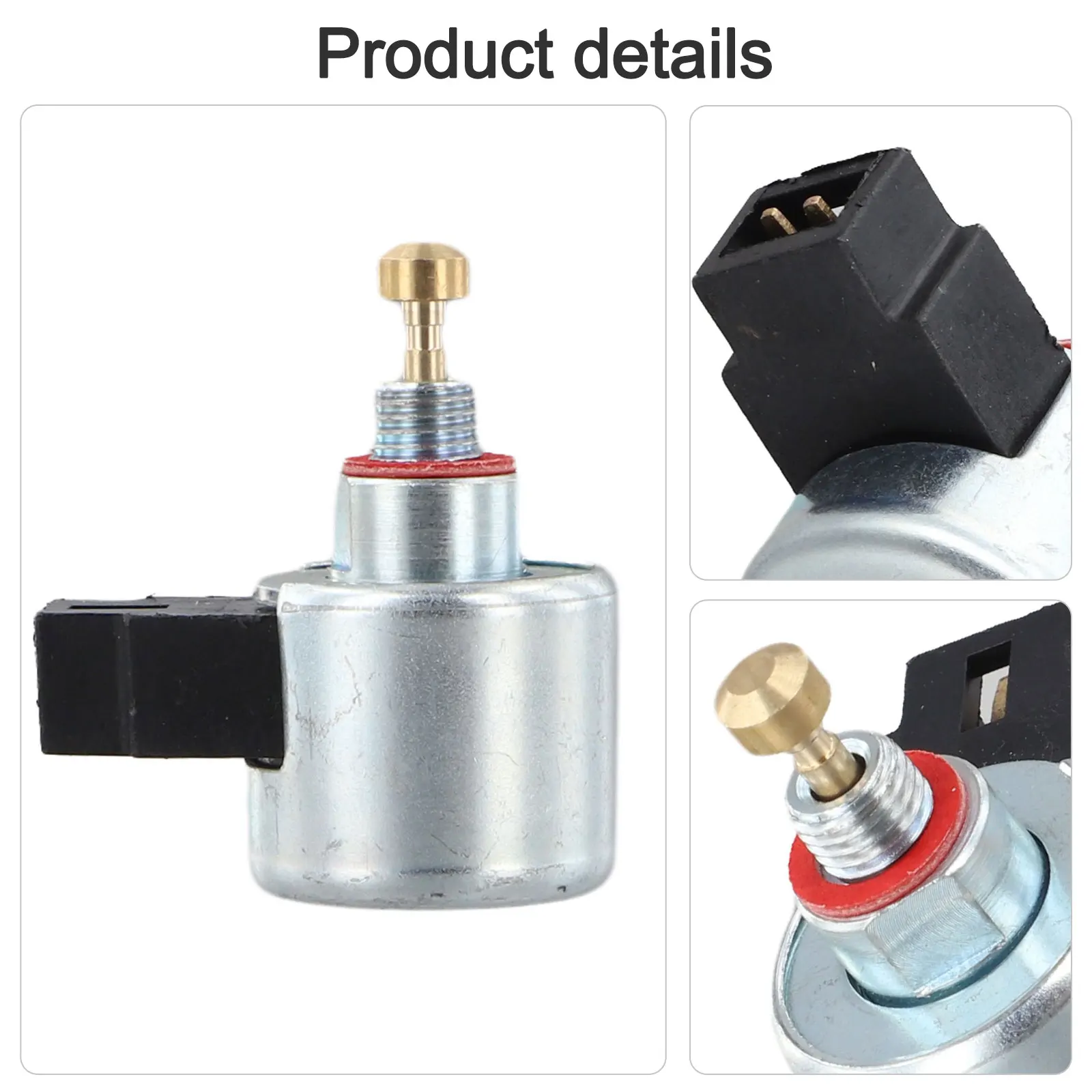 E160 Solenoid Valve Fuel Solenoid Valve For Enhanced Farming Efficiency 12*10*5cm packing Size Engine Performance Stabilizer
