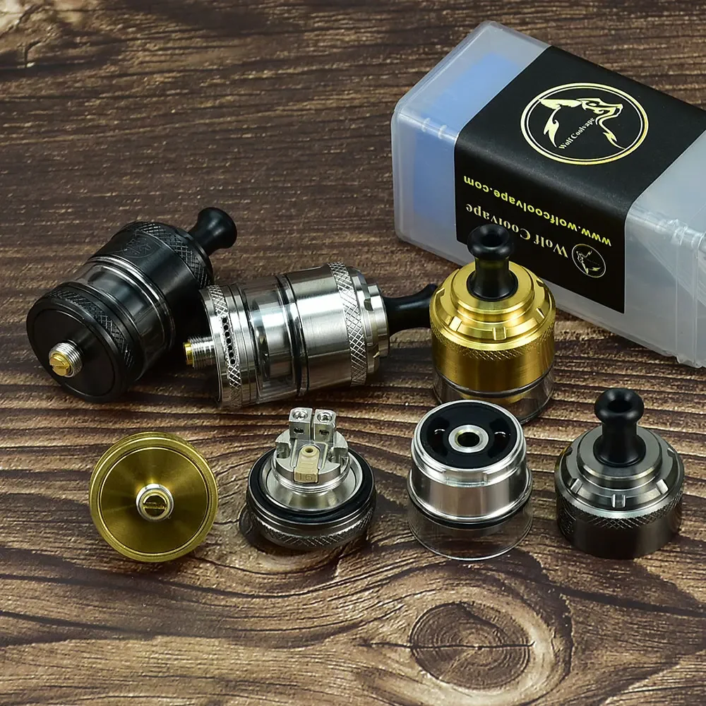 Berserker V2 MTL RTA BSKR V2 MTL RTA ملف واحد vape rta 24 مم 3 مل 316ss