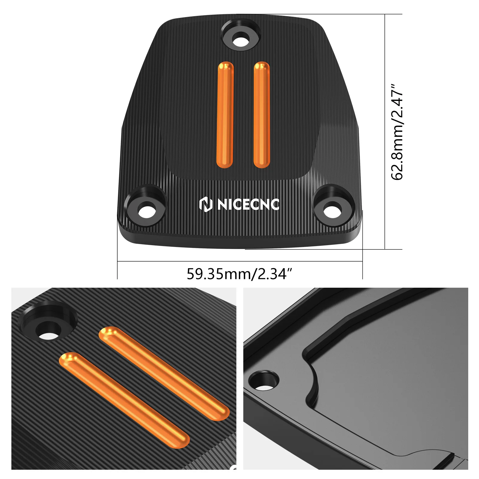 NICECNC Vorderradbremszylinder-Abdeckkappe Lenkergriffe für Harley Sportster S RH1250S 2021-2024 Nightster RH975 /Special – Detail 11