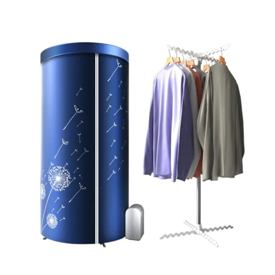 

Portable Dryer 46Inch-1000W Portable Clothes Dryer for Apartments Portable Dryers Machine with Storage Bag Mini Clothes Dryers