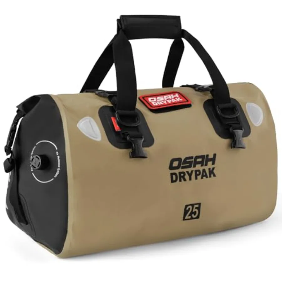 

Водонепроницаемая сумка-баул с большим объемом для хранения, для использования на задней части мотоцикла, с внешним сетчатым карманом на молнии для улучшенной организации хранения, идеально подходит