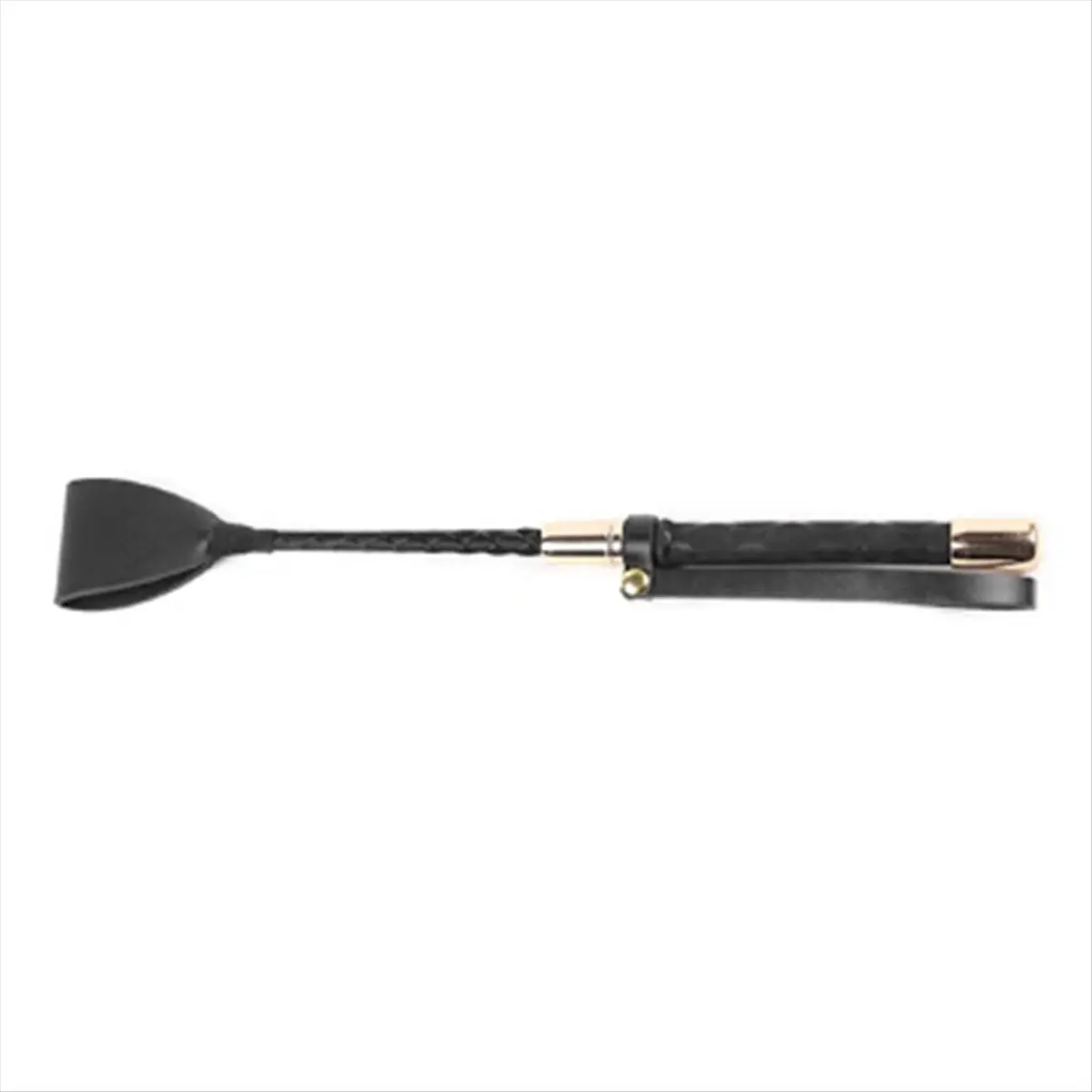STOCK& 1PC Portable PU Leather Riding Whip Anti-Slip Handle Horse Whip Racing Horse Training
