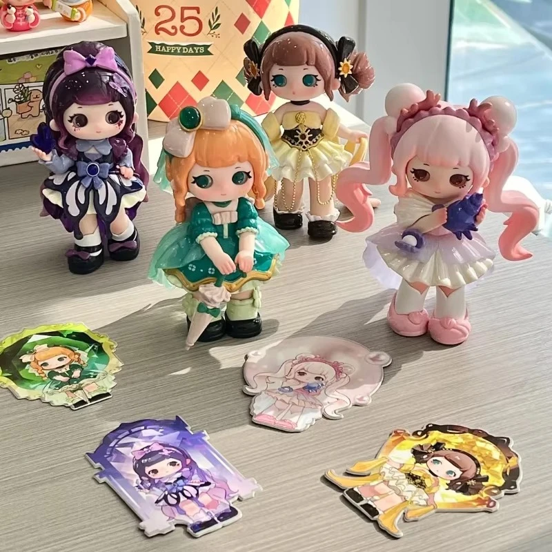 

Ziyuli V5 Dazzling Gem Series Blind Box Toy Cute Surprise Action Figure Mystery Box Kawaii Gem Doll Model Birthday Girl Gifts