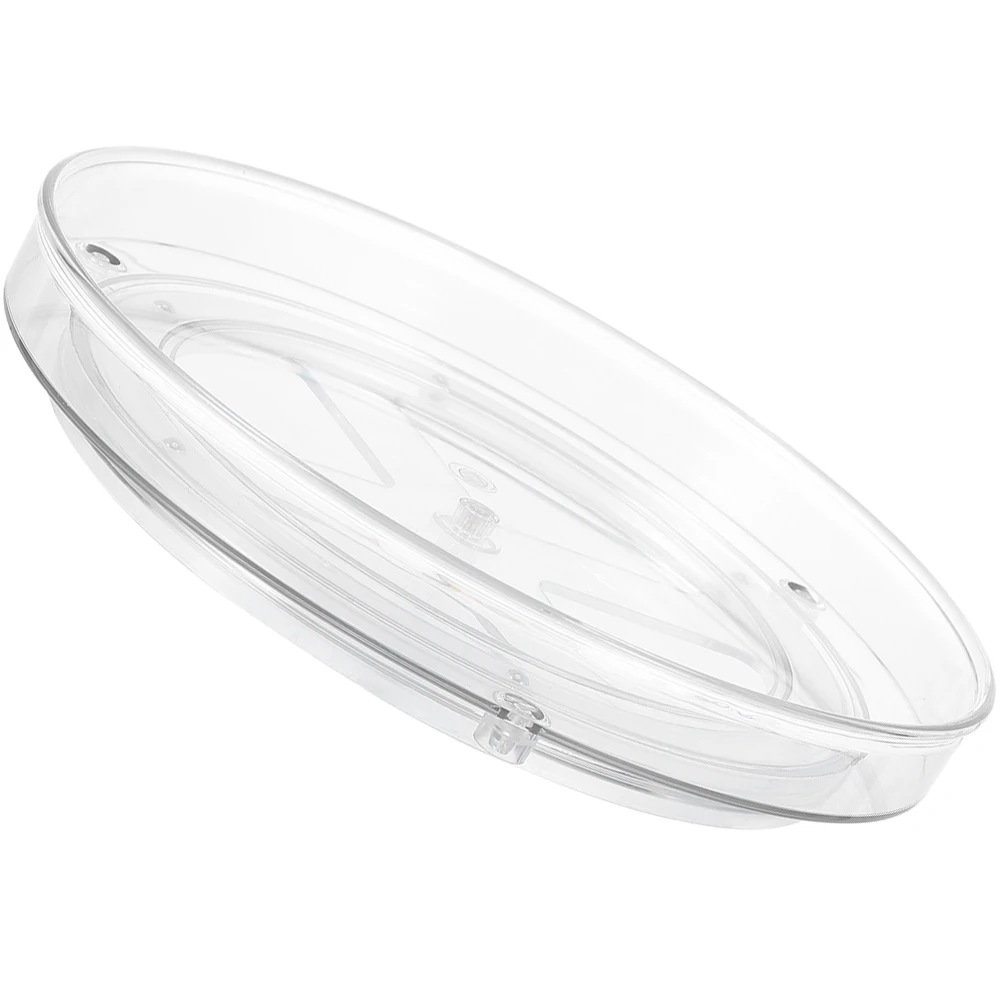 

Round Acrylic Storage Rack Rotation Spice ganizer Tray Kitchen Condiment Holder Turntable Cabinet Shelf Rotating Seasoning Jar