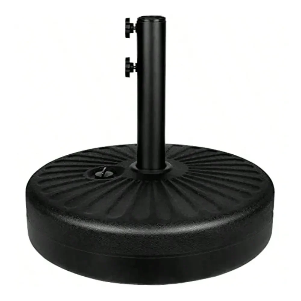

Lbs 17.72 Market Umbrella Base Heavy Duty Round Stand For Patio Outdoor Deck Bronze