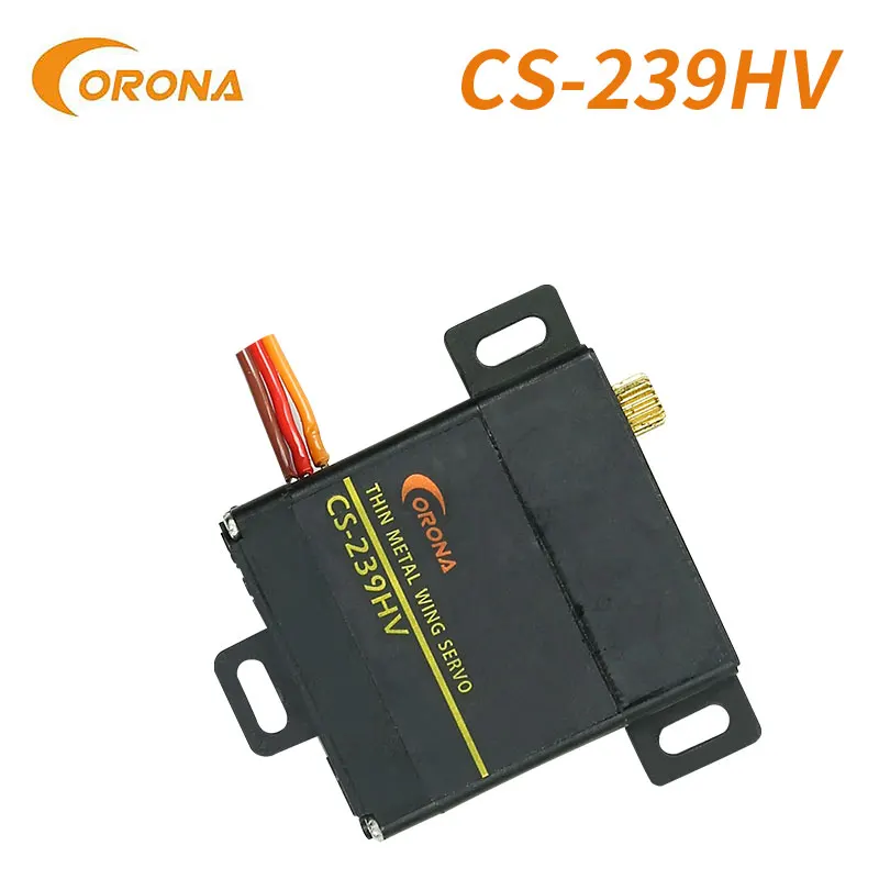 4 Stück Corona CS239HV 4,6 kg / 0,13 Sek. / 22 g Analog Slim Wing Metallgetriebe-Servo – Detail 4