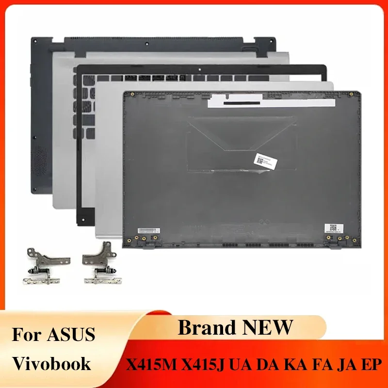 

Laptops Case LCD Back Cover Front Bezel Hinges Palmrest Bottom Case For ASUS Vivobook X415M X415J UA DA KA FA JA EP