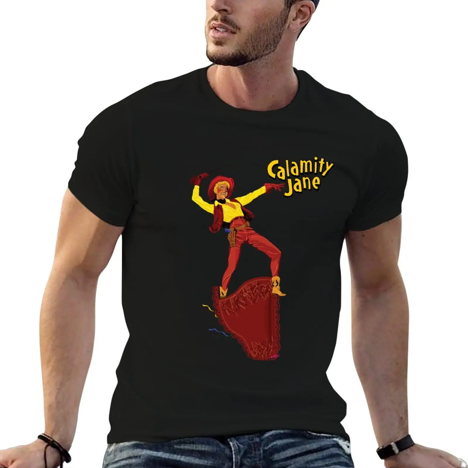 

shirt Jane t shirts cotton t cotton plain t-shirt black Calamity graphic heavy T-Shirt man man mens for package