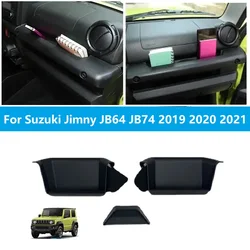 Dla Suzuki Jimny JB64 JB74 2019-2021 schowek na deskę rozdzielczą samochodu uchwyt na taca wewnątrz konsoli Organizer schowek do sprzątania Accesorios