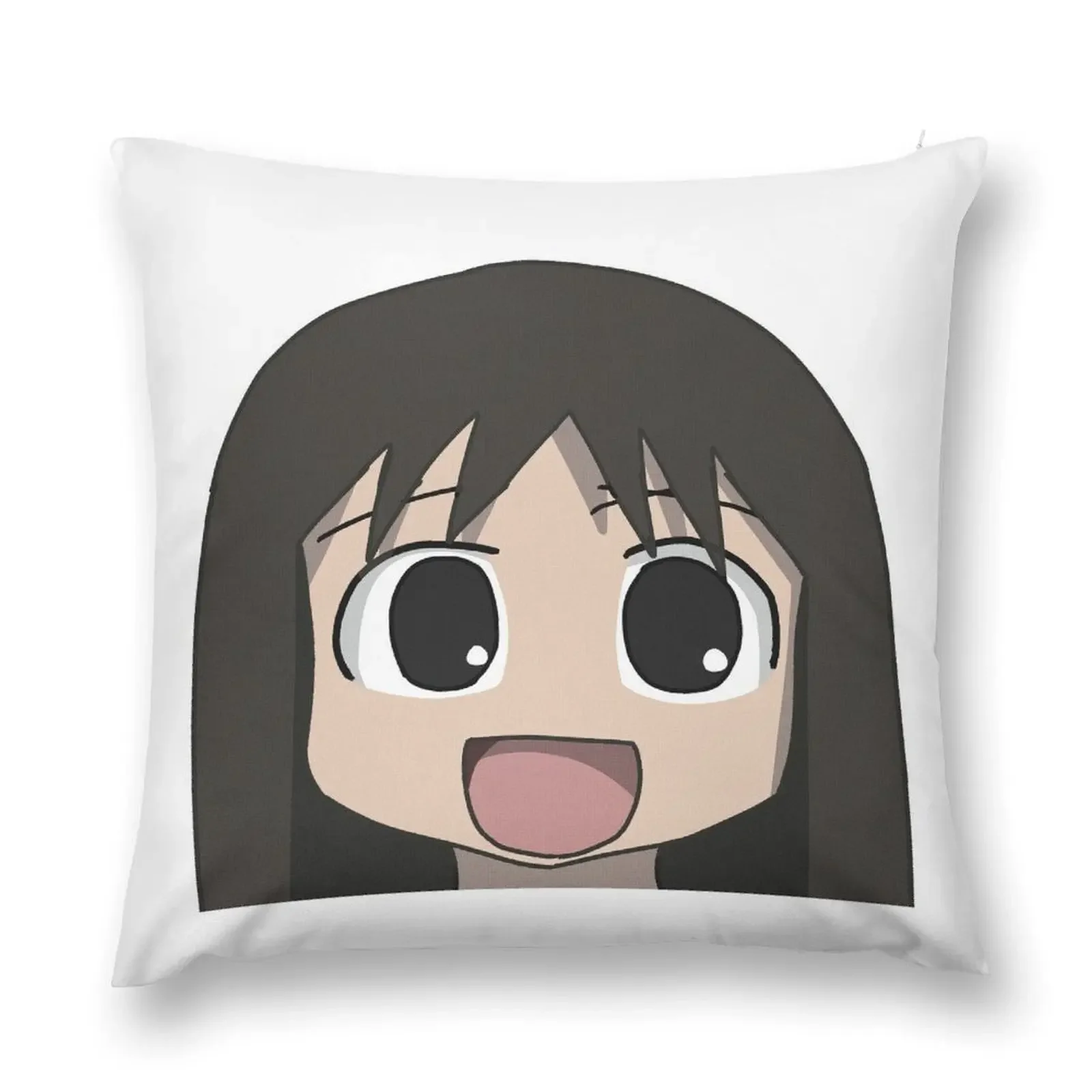 Osaka Azumanga Daioh Peeker!! (Colored) Throw Pillow Pillow Decor Pillow Case Christmas