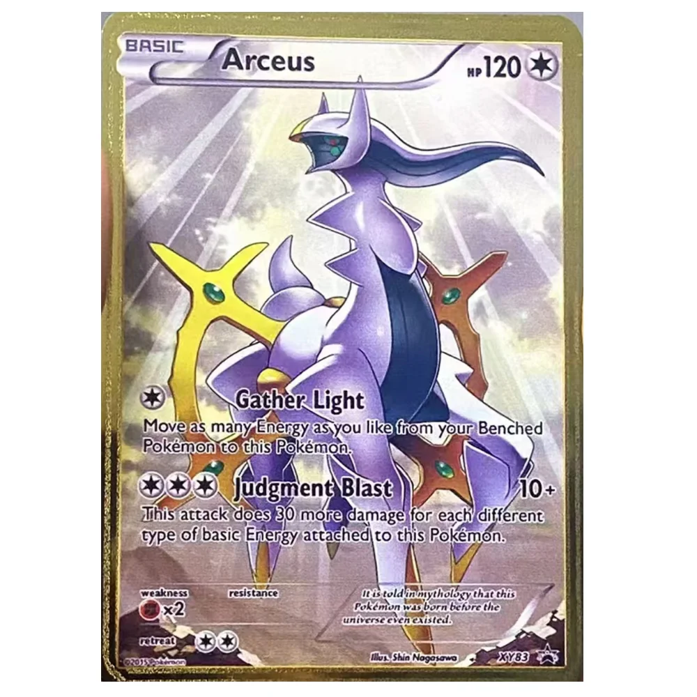 Neue 2026 Poke Metallkarten Englische Anime Charizard Arceus Mewtwo Blastoise Vmax GX V Buchstaben Spiel Sammelkarten Kinderspielzeug Geschenk – Detail 16