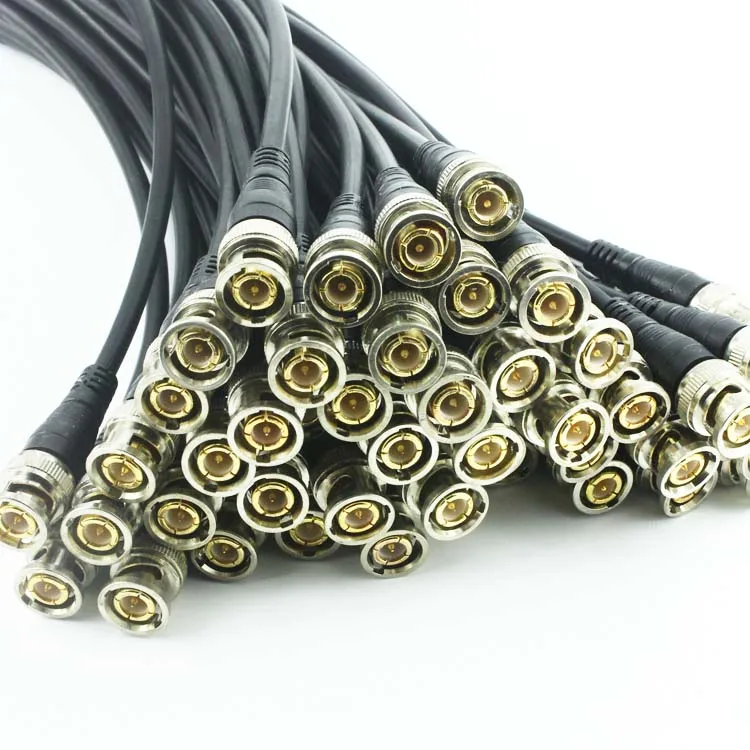 1PCS 50CM(20in) 1M 2M 3M 5M 10M RG59 Coaxial Extend Cable BNC Male to BNC Male For CCTV Camera M/M fast ship