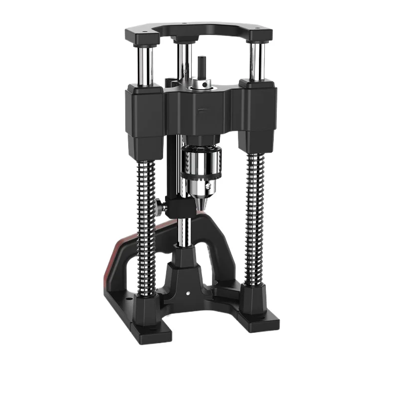 Marked Scale Drill Positioning Bracket, Versatile Tapping Tool for Aluminum & Timber Processing