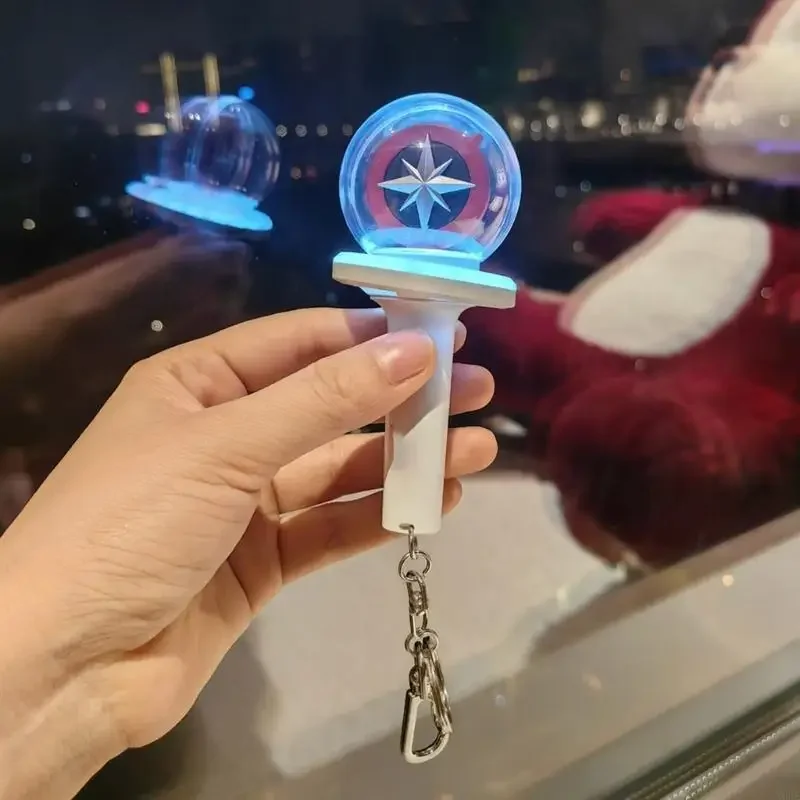 Barra de luz coreia kpop lightstick lâmpada chaveiro haste luminosa lâmpada concerto festa flash brinquedos fluorescentes hiphop flash ajuda haste