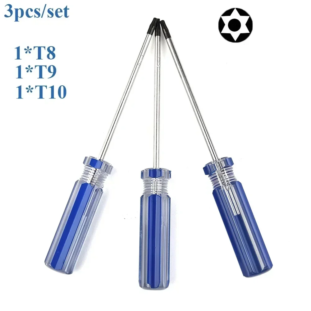 1pc T8 T9 Precision Magnetic Screwdriver Torx Security Screwdriver For Xbox 360 Controllers Hard Driver Repairing Hand Tools