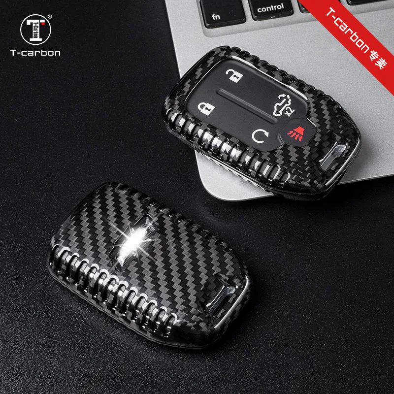

Authentic Carbon Fiber Key Case for GMC & Chevy | Fits 2015-2020 Sierra & Silverado Models