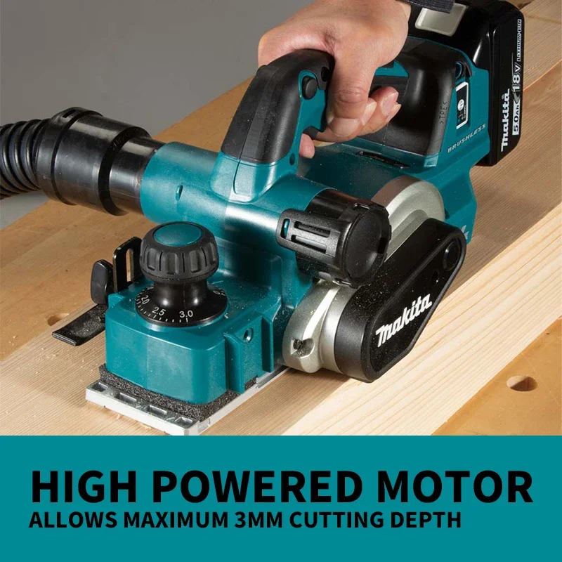 Makita DKP181Z Brushless Cordless AWS*82mm Planer LXT 18V Lithium Power Tools